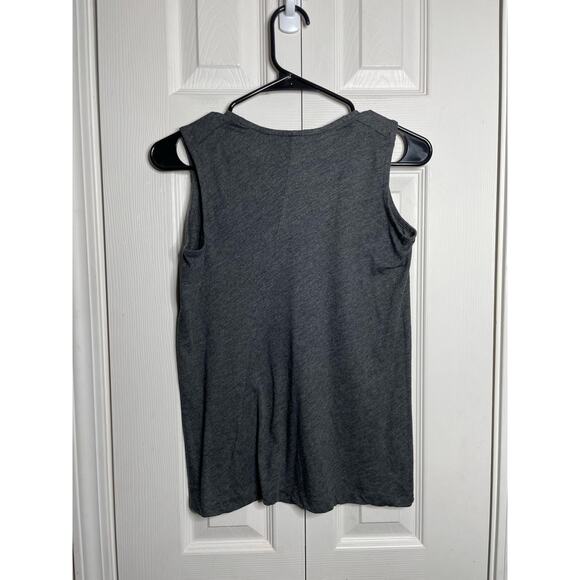 Norma Kamali I am Invincible Gray Tank Top Womens Size XS - Picture 7 of 9